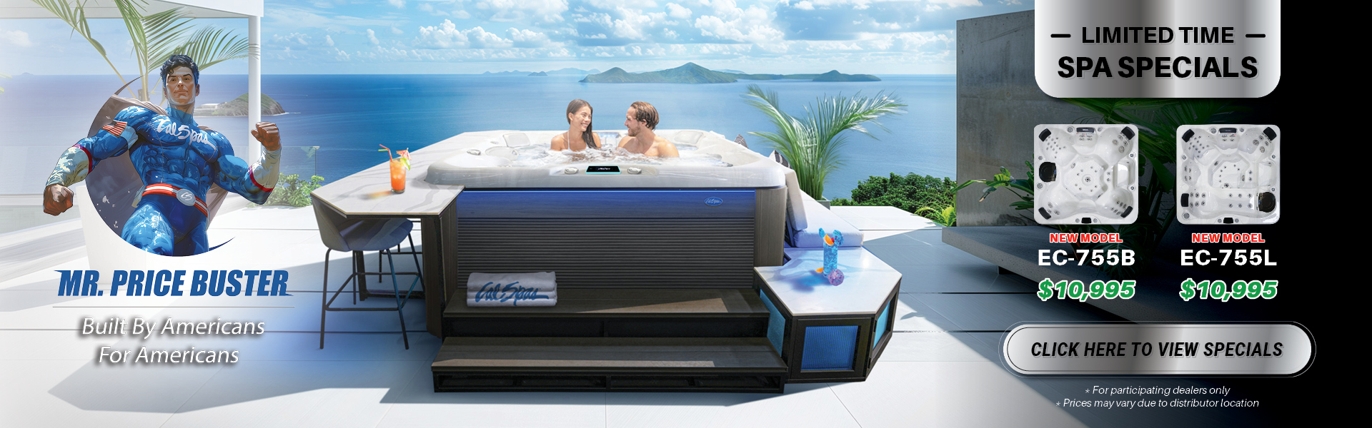 Calspas hot tub being used in a family setting - Carmel