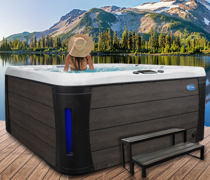 Calspas hot tub being used in a family setting - hot tubs spas for sale Carmel